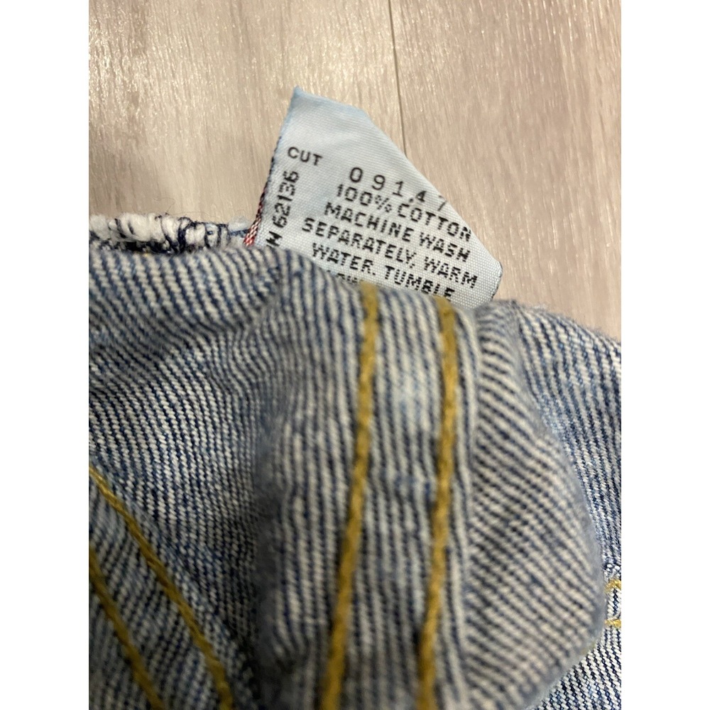 VINTAGE 80's Made In USA GUESS Georges Marciano Jeans #1015 Acid Washed sz 27 - Picture 9 of 9